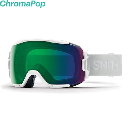 Snowboard Goggles Smith Vice white vapor | chromapop everyday green mirror 2020 - 1