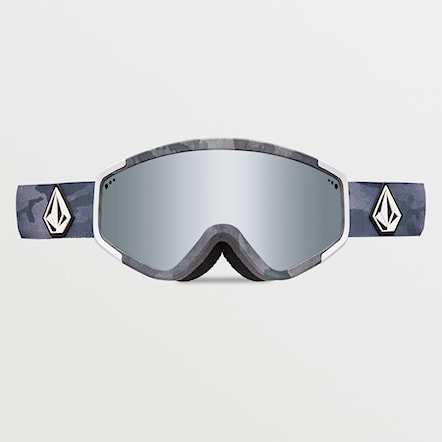 Snowboard Goggles Volcom Attunga cloudwash camo | silver chrome+yellow 2024 - 2