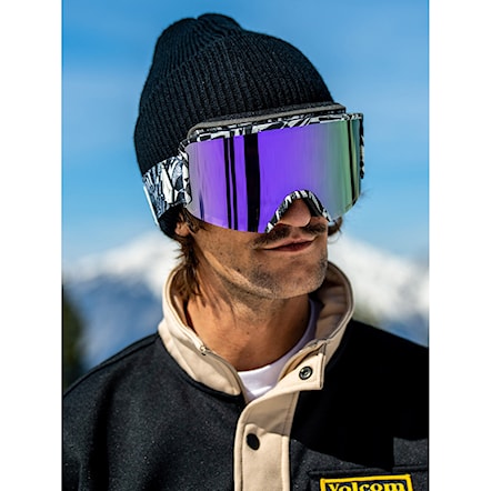 Snowboard Goggles Volcom Garden op art | purple chrome+yellow 2024 - 7