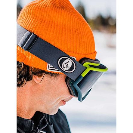 Snowboard Goggles Volcom Yae citrus/grey | dark grey 2023 - 5