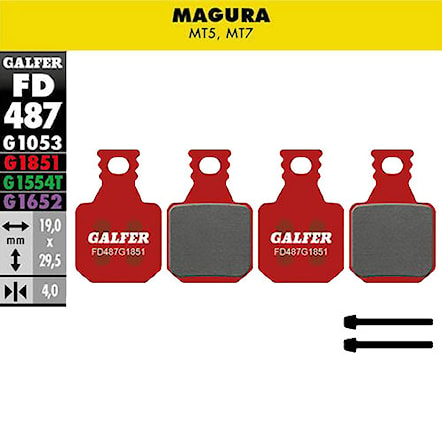 Brzdové destičky Galfer Advanced FD487 G1851 Magura - 1