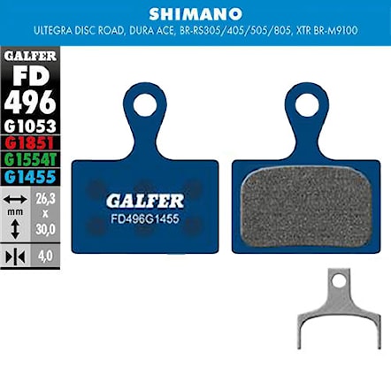 Brzdové doštičky Galfer Road FD496 G1455 Shimano - 1