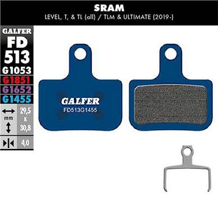 Brzdové destičky Galfer Road FD513 G1455 SRAM - 1