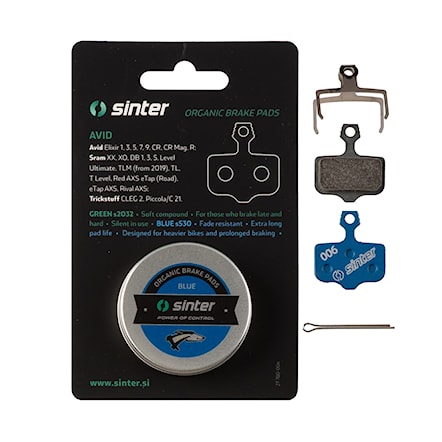 Brzdové doštičky Sinter SRAM (Level, Elixir, DB) Blue - 2