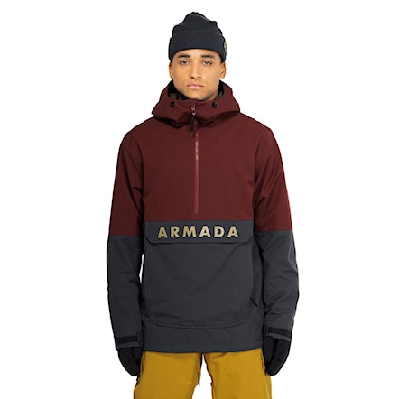 Snowboard Jacket Armada Bristal Anorak burgundy/indigo 2022 - 1