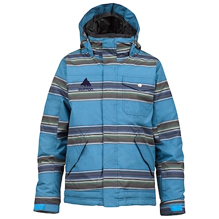 Snowboard Jacket Burton Boys Fray blue-ray rug rat stripe 2014 - 1