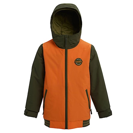 Snowboard Jacket Burton Boys Gameday russet orange/forest night 2020 - 1