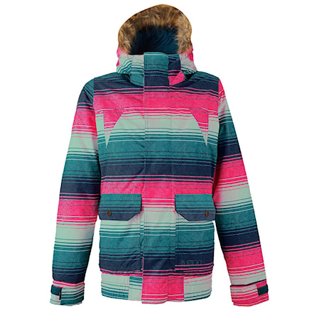 Snowboard Jacket Burton Cassidy picnic blankit stripe 2015 - 1
