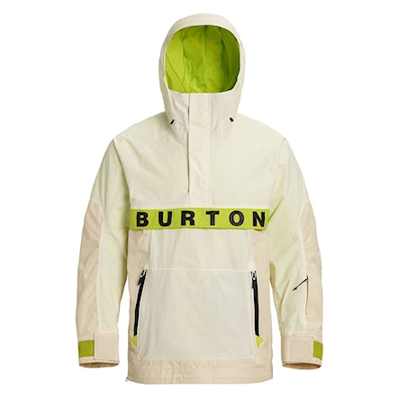 Snowboard Jacket Burton Frostner Anorak stout white/almond milk ripstop 2020 - 1