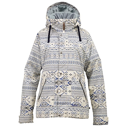 Kurtka snowboardowa Burton Ginger canvas pixelated fair isle 2014 - 1