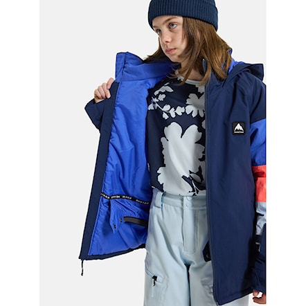 Snowboard Jacket Burton Girls Hart dress blue 2023 - 3