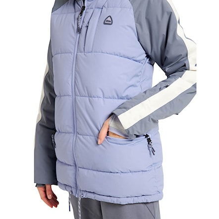 Snowboard Jacket Burton Wms Keelan foxglove/folkstone grey 2022 - 3