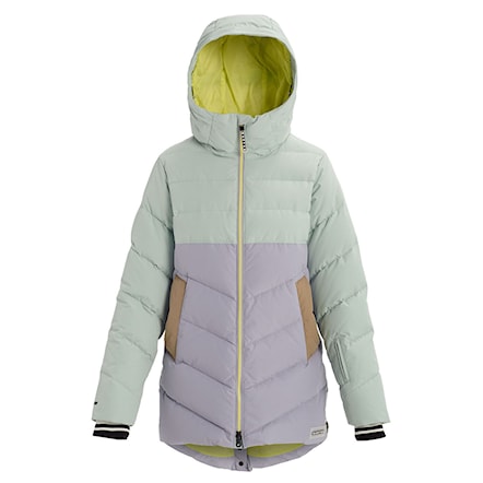 Snowboard Jacket Burton Wms Loyle Jacket aqua grey/lilac grey/timber 2020 - 1
