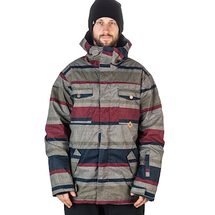 Snowboard Jacket DC Servo wool worksman stripe 2014 - 1
