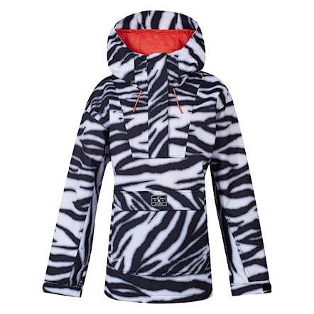 Snowboard Jacket DC Wms Savvy Anorak zebra white 2022 - 1
