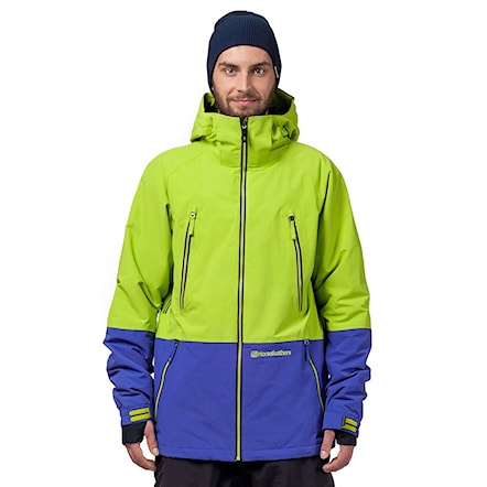 Snowboard Jacket Horsefeathers Patrol Two Tone lime green 2016 - 1