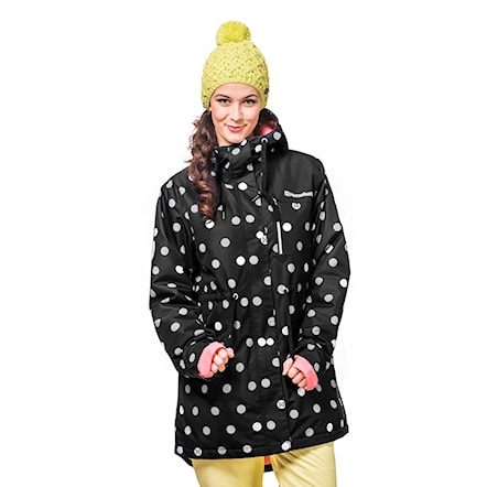 Snowboard Jacket Horsefeathers Sondra black dots 2017 - 1