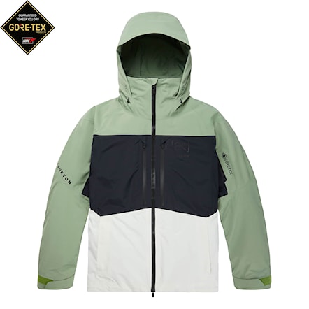 Snowboard Jacket Burton [ak] Gore Swash Jacket hedge green/stout white/true bla 2023 - 1