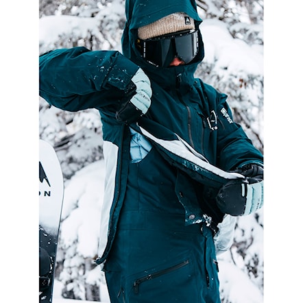 Bunda na snowboard Burton [ak] Gore Velocity Anorak petrol green 2025 - 9