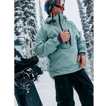 Snowboard Jacket Burton [ak] Gore Velocity Anorak petrol green 2025 - 5