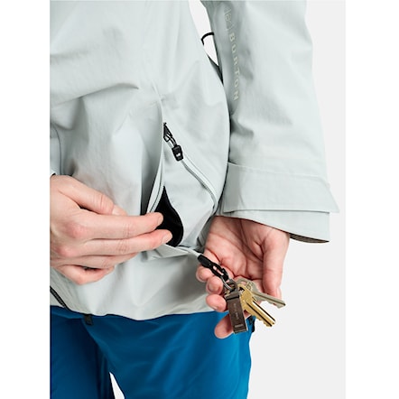 Bunda na snowboard Burton [ak] Wms GORE-TEX Upshift grey cloud 2026 - 5