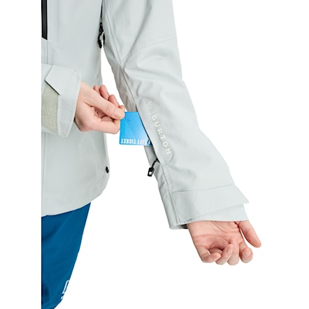 Kurtka snowboardowa Burton [ak] Wms GORE-TEX Upshift grey cloud 2026 - 7