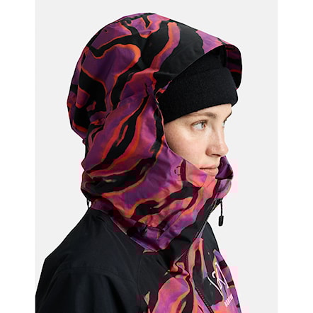 Bunda na snowboard Burton [ak] Wms Kimmy GORE-TEX 2L Anorak slash multi/true black 2026 - 3