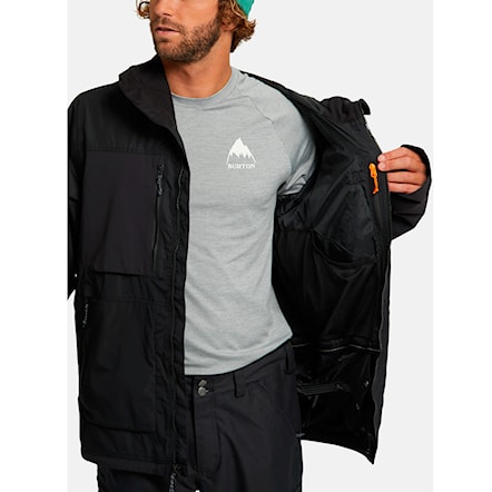 Kurtka snowboardowa Burton Frostner Jacket true black 2025 - 8