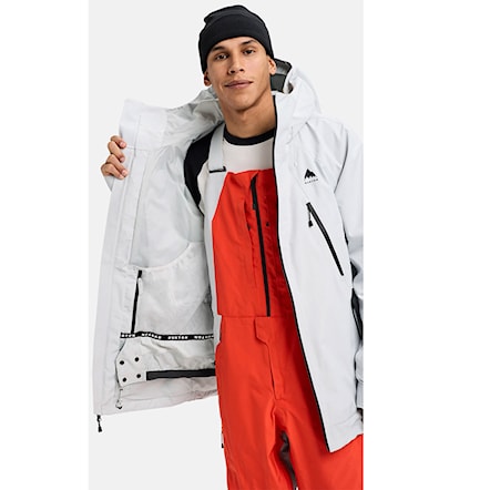 Kurtka snowboardowa Burton GORE-TEX Reserve Jacket grey cloud 2026 - 7
