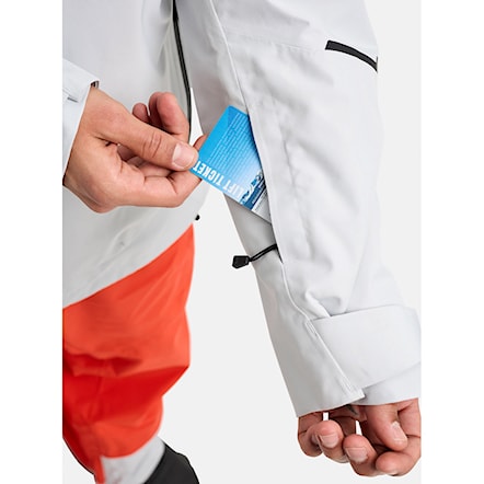 Kurtka snowboardowa Burton GORE-TEX Reserve Jacket grey cloud 2026 - 8