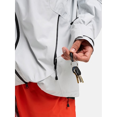 Kurtka snowboardowa Burton GORE-TEX Reserve Jacket grey cloud 2026 - 9