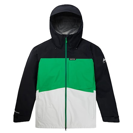 Snowboard Jacket Burton Gore Treeline true black/clover green/stout wh 2023 - 8