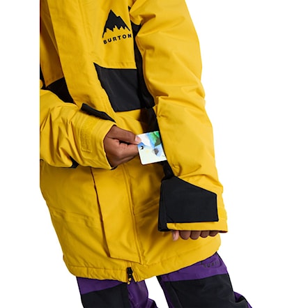 Kurtka snowboardowa Burton Kids Ascutney goldenrod/true black 2025 - 7