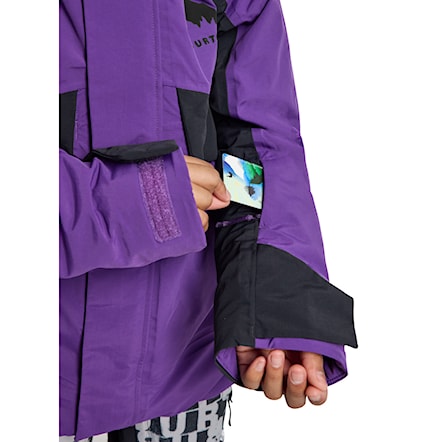 Kurtka snowboardowa Burton Kids Ascutney imperial purple/true black 2026 - 4