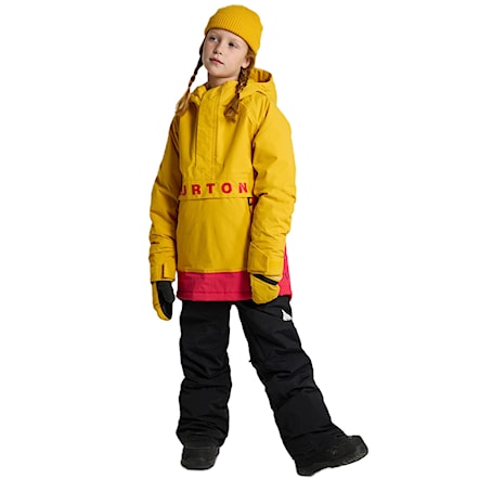 Bunda na snowboard Burton Kids Frostner Anorak goldenrod/azalea pink 2025 - 5