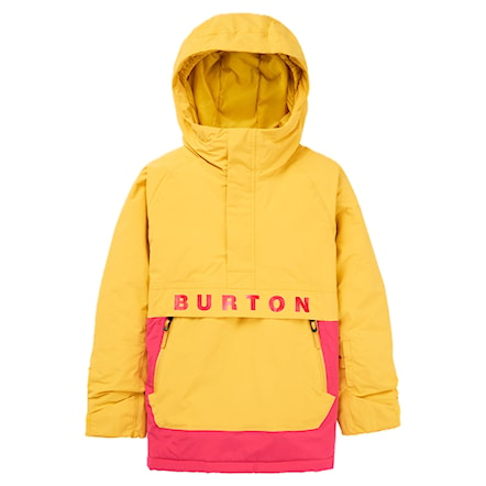 Kurtka snowboardowa Burton Kids Frostner Anorak goldenrod/azalea pink 2025 - 8