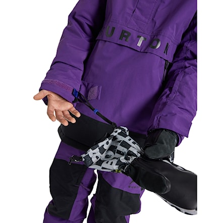 Kurtka snowboardowa Burton Kids Frostner Anorak imperial purple/true black 2025 - 6