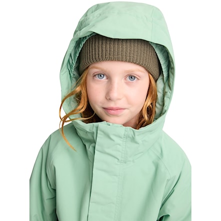 Kurtka snowboardowa Burton Kids Frostner Anorak soft sage/peach echo 2026 - 7