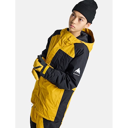 Snowboard Jacket Burton Kids Gore Powline goldenrod/true black 2025 - 7