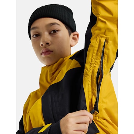 Kurtka snowboardowa Burton Kids Gore Powline goldenrod/true black 2025 - 9