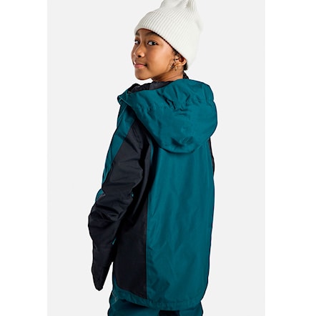 Kurtka snowboardowa Burton Kids Gore Shell deep emerald/true black 2025 - 2