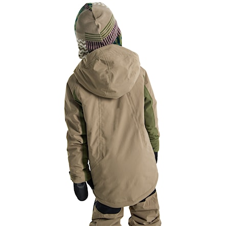 Snowboard Jacket Burton Kids Hillslope summit taupe/forest moss 2026 - 3