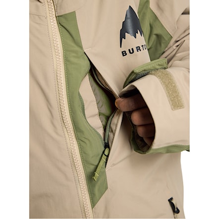 Snowboard Jacket Burton Kids Hillslope summit taupe/forest moss 2026 - 5