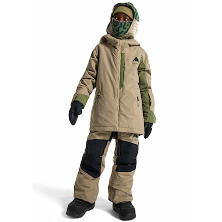 Snowboard Jacket Burton Kids Hillslope summit taupe/forest moss 2026 - 9