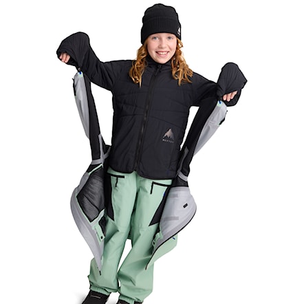 Bunda na snowboard Burton Kids Outbeam 3L System Jacket soft sage/trublk 2026 - 5