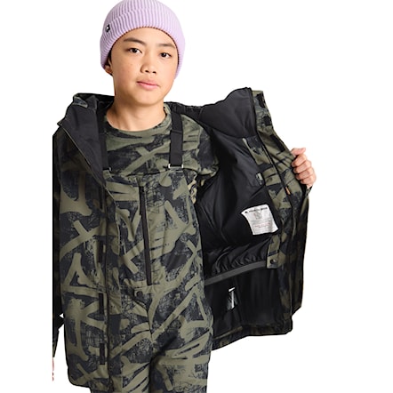 Bunda na snowboard Burton Kids Skimmer forest city streets 2026 - 2