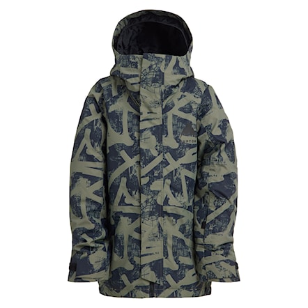 Bunda na snowboard Burton Kids Skimmer forest city streets 2026 - 1