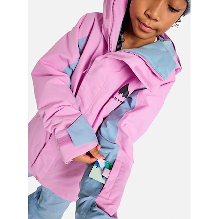 Snowboard Jacket Burton Kids Skimmer orchid purple/dusty blue 2025 - 5