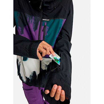 Bunda na snowboard Burton Lodgepole Jacket true black/forest chalk 2025 - 4