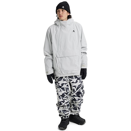 Bunda na snowboard Burton Reserve Relax 2L Anorak gray cloud 2026 - 9